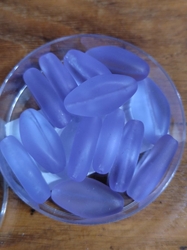 Korálky skleněné směs 30g fialková