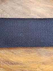 Bavlněný popruh šíře 40 mm černý