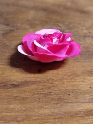 Umělý květ růže Ø3,5 cm růžová 2 odstíny