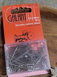 Špendlíky GALANT délka 30mm x 0,6mm