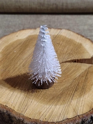 Dekorace vánoční stromeček bílý malinký