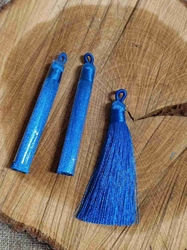 Střapec délka 80 mm barva modrá tyrkys