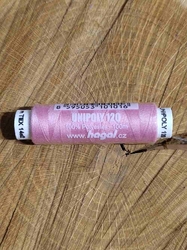 Polyesterové nitě Unipoly návin 100 m 371 Seashell Pink