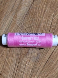 Polyesterové nitě Unipoly návin 100 m 332 Pink lemonade