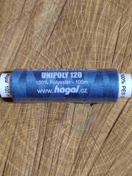Polyesterové nitě Unipoly návin 100 m 585 Bijou blue