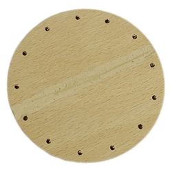 překližka tl.4mm pr.9 cm s otvory 22P0009