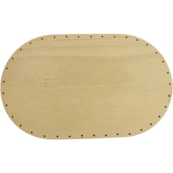 překližka tl.4 mm, ovál 32x16 cm s otvory 22P3216V