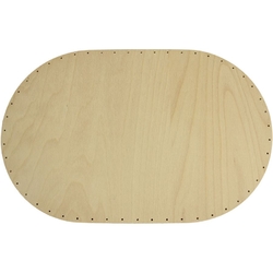 překližka tl.4 mm, ovál 44x28 cm s otvory 22P4428V