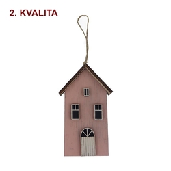 Dekorační domeček k zavěšení 2. jakost  D5989/1B