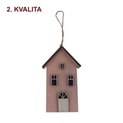 Dekorační domeček k zavěšení 2. jakost  D5989/1B