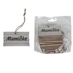 Cedulka k zavěšeníní MAMIČKE, 10 ks D7594/SK
