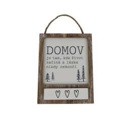 Dekorační cedulka D8249