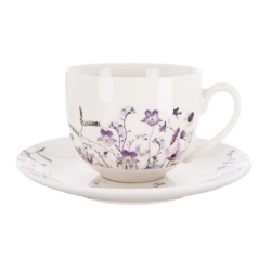 Hrnek + podšálek z porcelánu LOUKA 0,28 l O0650