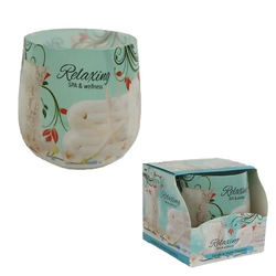 Svíčka vonná ve skle RELAXING SPA and WELLNESS, 100g G