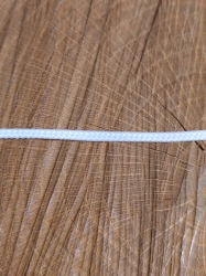 Oděvní šňůra PES Ø3 mm barva bílá