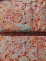 Dekorační látka Loneta růžičky