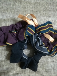 Gumička scrunchie do vlasů sada 3 ks