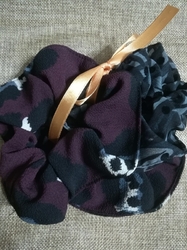 Gumička scrunchie do vlasů sada 3 ks vzor č.3