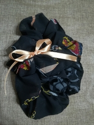 Gumička scrunchie do vlasů sada 3 ks vzor č.4