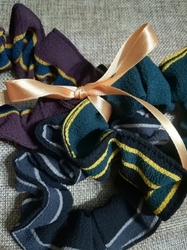 Gumička scrunchie do vlasů sada 3 ks vzor č.5