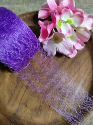 Stuha šíře 40 mm pavučinka fialová