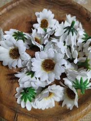 Umělý květ chryzantéma Ø40 mm bílá