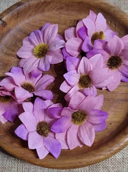 Umělý květ Ø60 mm růžovo fialková