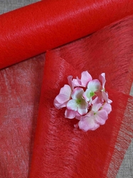 Dekorační netkaná textilie šíře 50 cm červená