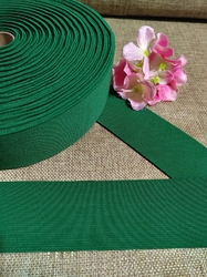 Pruženka hladká šíře 50 mm tkaná zelená