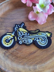 Nažehlovačka motorka žlutá