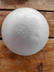 Koule Ø 15 cm polystyren bílá