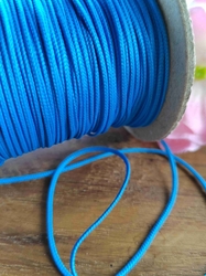 Oděvní šňůra PES Ø1,5 mm modrá