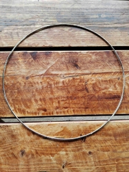 Kovový kruh na lapač snů / k dekorování Ø20 cm