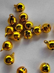 Rolničky oděvní, vhodné na praní Ø8 mm barva zlatá