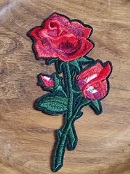 Nažehlovačka růže červená 