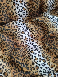 Umělá kožešina / plyš leopard