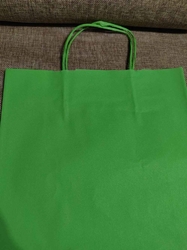 Papírová taška velká zelená