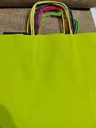 Papírová taška velká zelená světlá