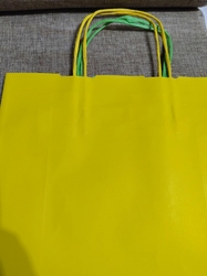 Papírová taška velká žlutá