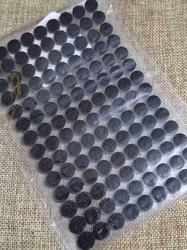 Suchý zip samolepicí kolečka Ø10 mm černá
