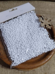 Výplň - polystyrenové kuličky Ø3-5 mm k výrobě dekorací