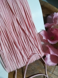 Kreativní šnůrka šíře 1mm voskovaná růžová