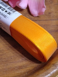 Stuha taftová šíře 15 mm 10 m oranžová 
