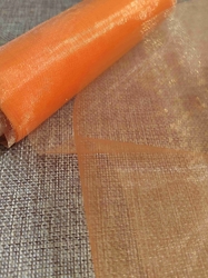 Organza / stuha šíře 14,5 cm oranžová