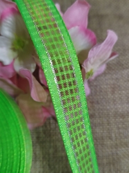 Dekorační stuha šíře 17 mm zelená 