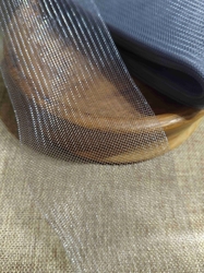 Modistická krinolína šíře 8 cm šedá
