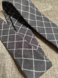 Bavlněná kravata károvaná