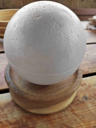 Koule Ø 15 cm polystyren bílá