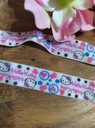 Lemovací pruženka půlená šíře 15 mm Hello Kitty