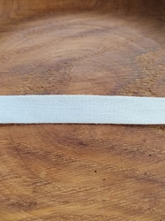 Bavlněná stuha / plátnovka šíře 15 mm režná